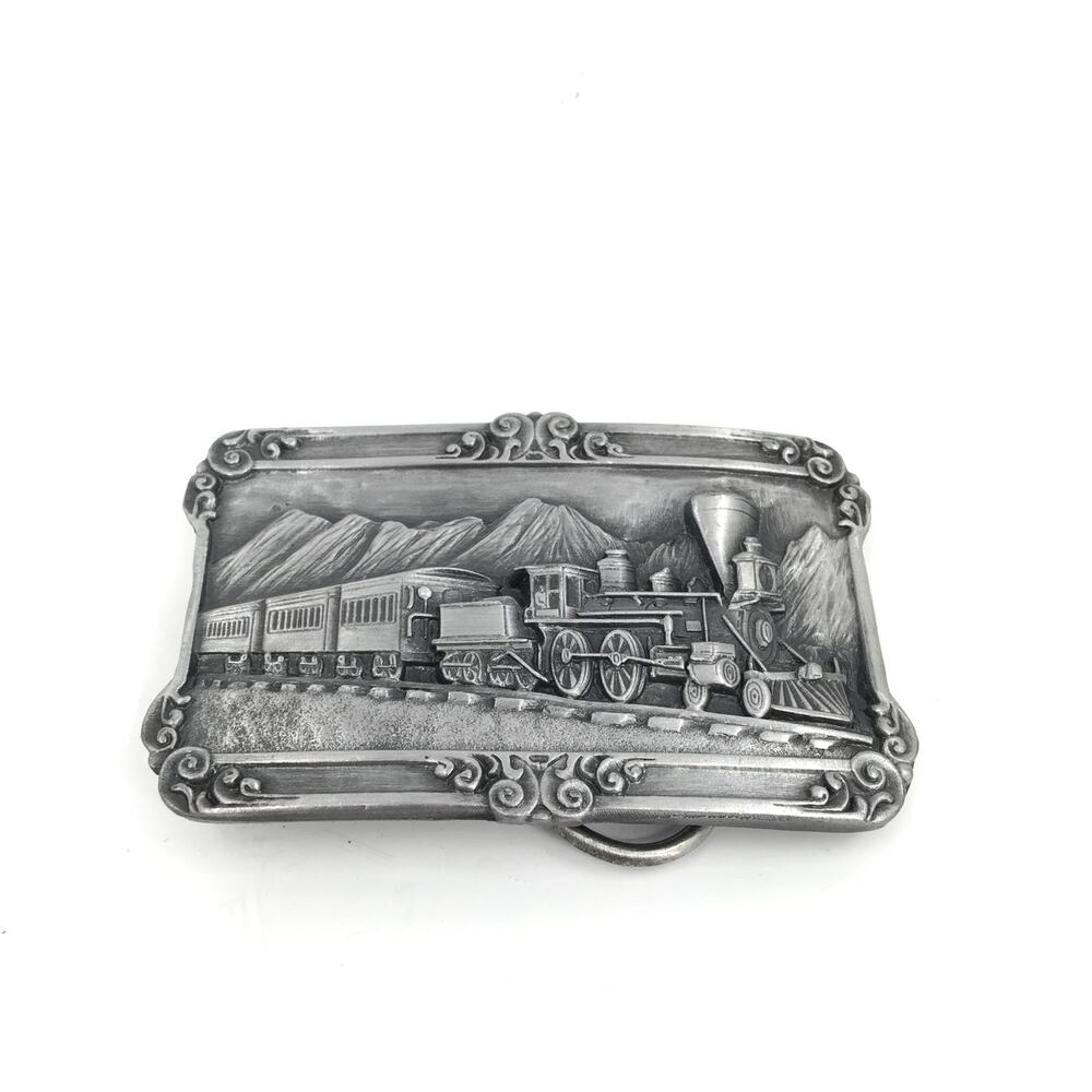 Railroad Buckle Siskiyou Buckle Oregon Train 1984